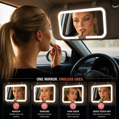 Alignora 2 Lighted Car Visor Mirror